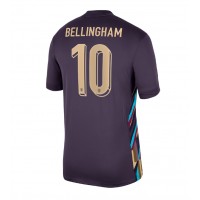 Echipament fotbal Anglia Jude Bellingham #10 Tricou Deplasare European 2024 pentru femei maneca scurta